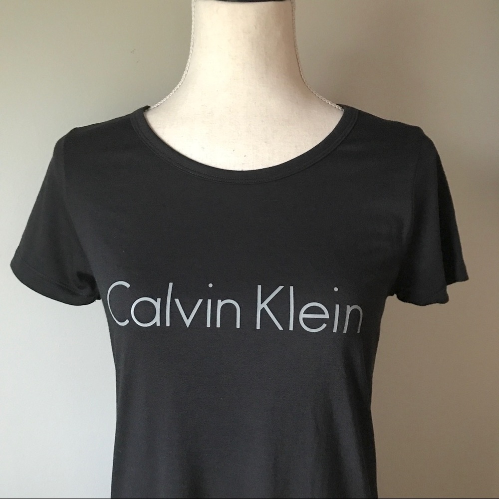 Calvin Klein Logo T-shirt Nightshirt/Dress - Picture 4 of 4